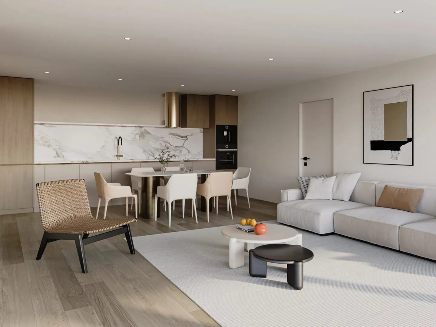 Neues Penthouse-Apartment mit 4,5 Zimmern und Terrasse - Foto 4 von 11