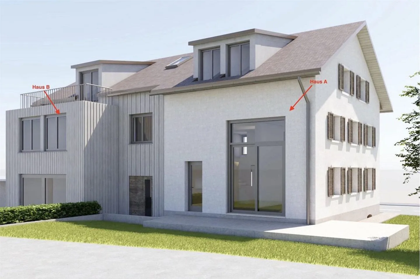 Zwei Neubau Doppel-Einfamilienhäuser - Foto 1 von 6
