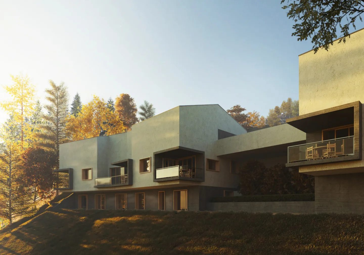 Charmantes Reihenhaus in Ayent, VS - Lot A - Foto 1 von 7
