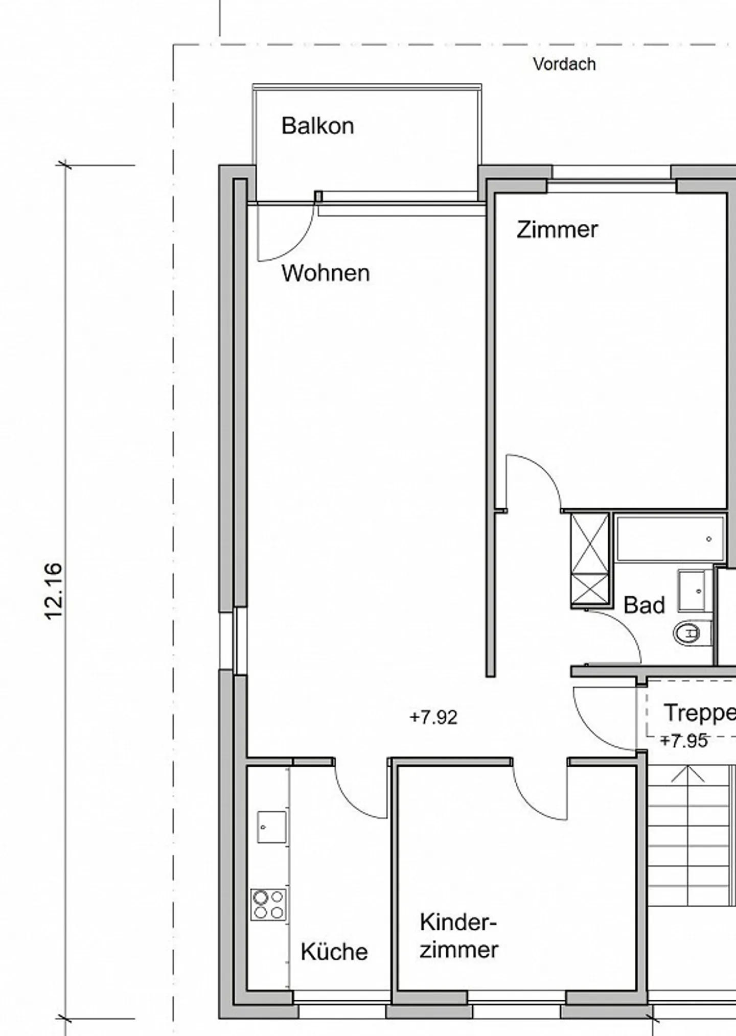 Appartement 3 1/2 pièces au cœur du village de Rotkreuz - Photo 4 sur 4