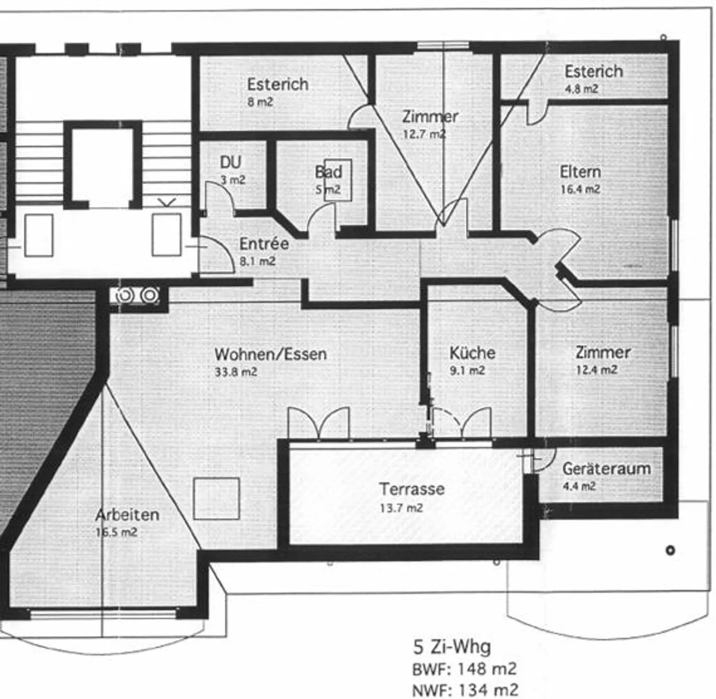 Modernes Penthouse mit Balkon - Foto 3 von 8