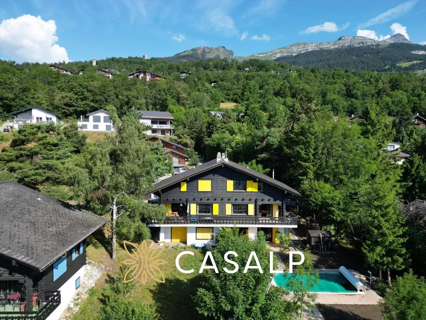 Charming Semi-Chalet with Pool in Mollens - Photo 2 of 13