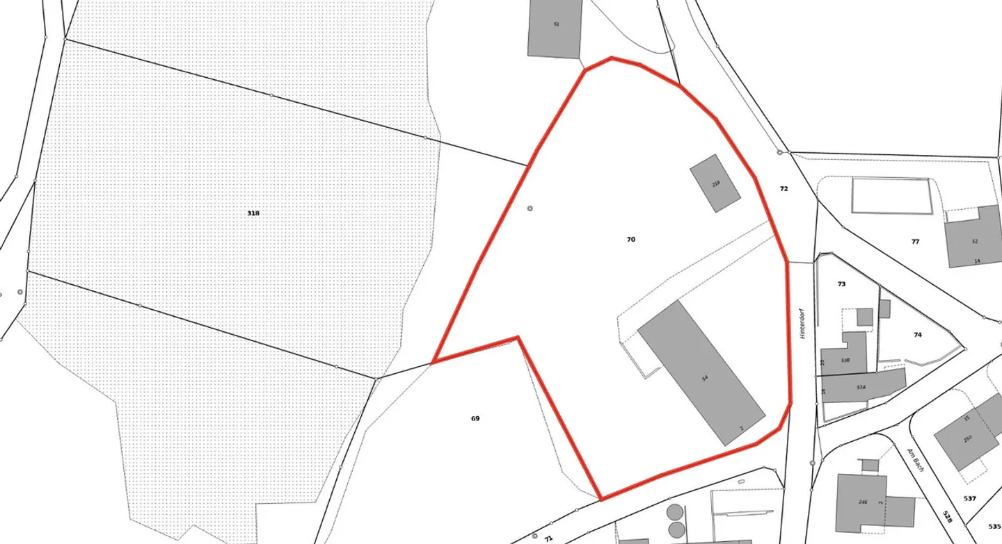 Terrain avec étude préliminaire pour 32 appartements - Photo 2 sur 4
