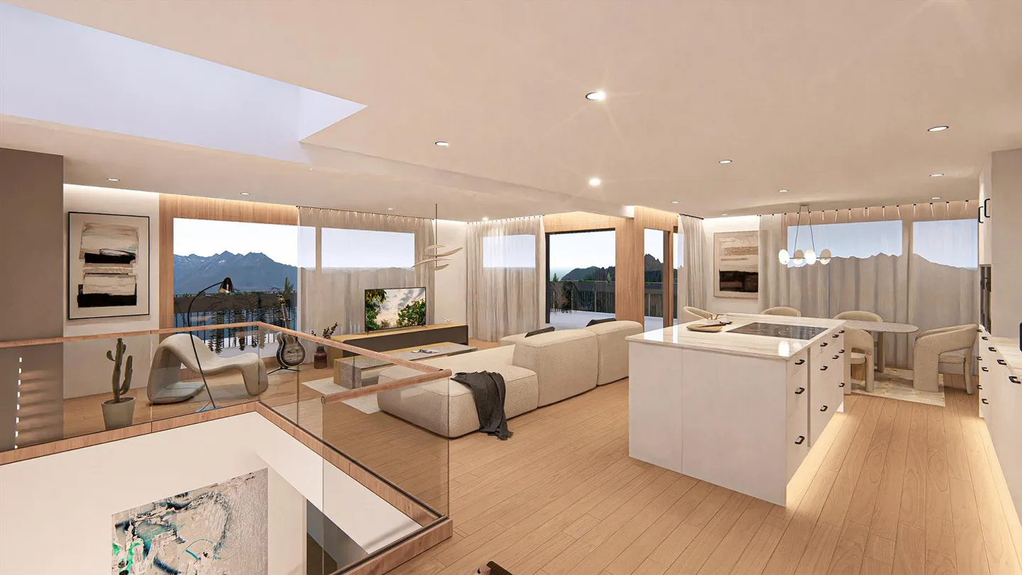 Penthouse Duplex Exclusif avec Vue sur les Alpes - Photo 5 sur 15