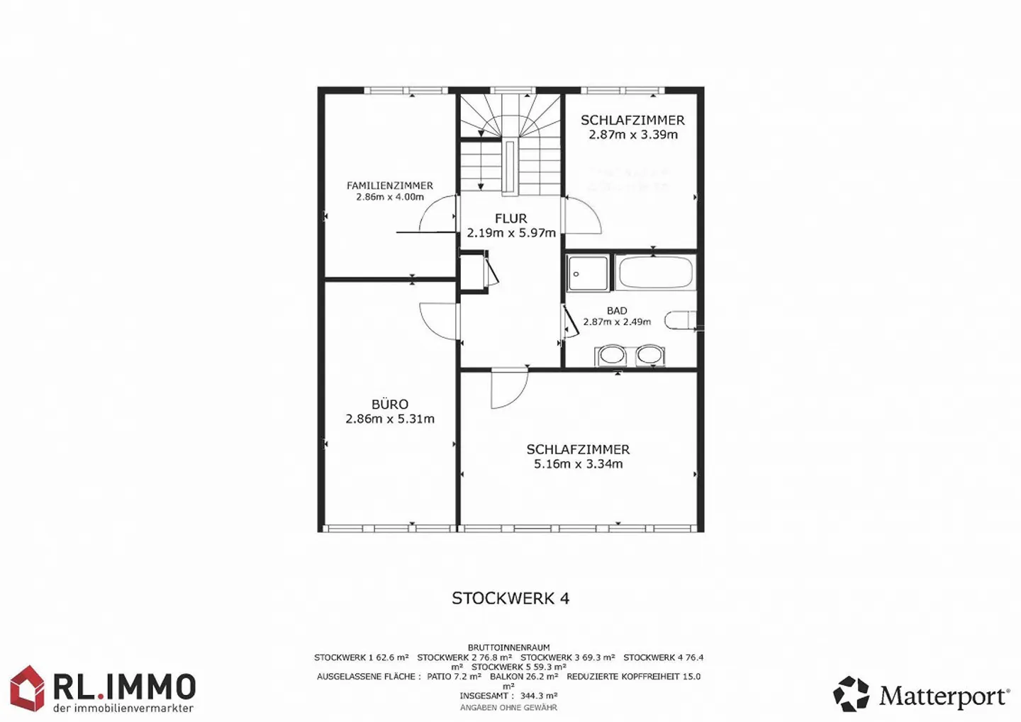 Exclusive 6.5 Room Semi-Detached House in a Quiet Location in Eichberg - Photo 6 of 8