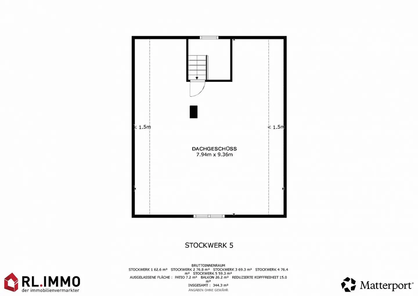 Exclusive 6.5 Room Semi-Detached House in a Quiet Location in Eichberg - Photo 7 of 8