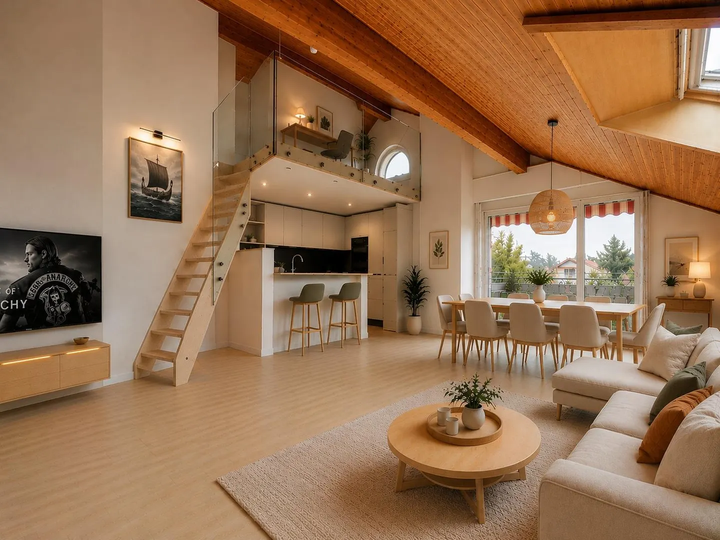 Charmant Appartement Attique - Photo 3 sur 10