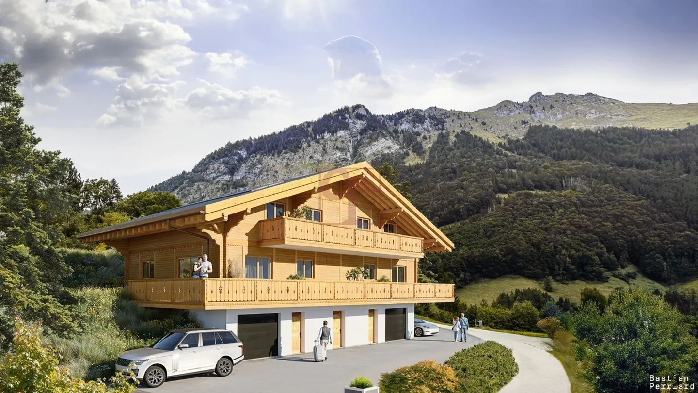 A 10 minuti da Charmey - Due nuovi appartamenti 4.5 pcs con charme alpino - Foto 1 di 7