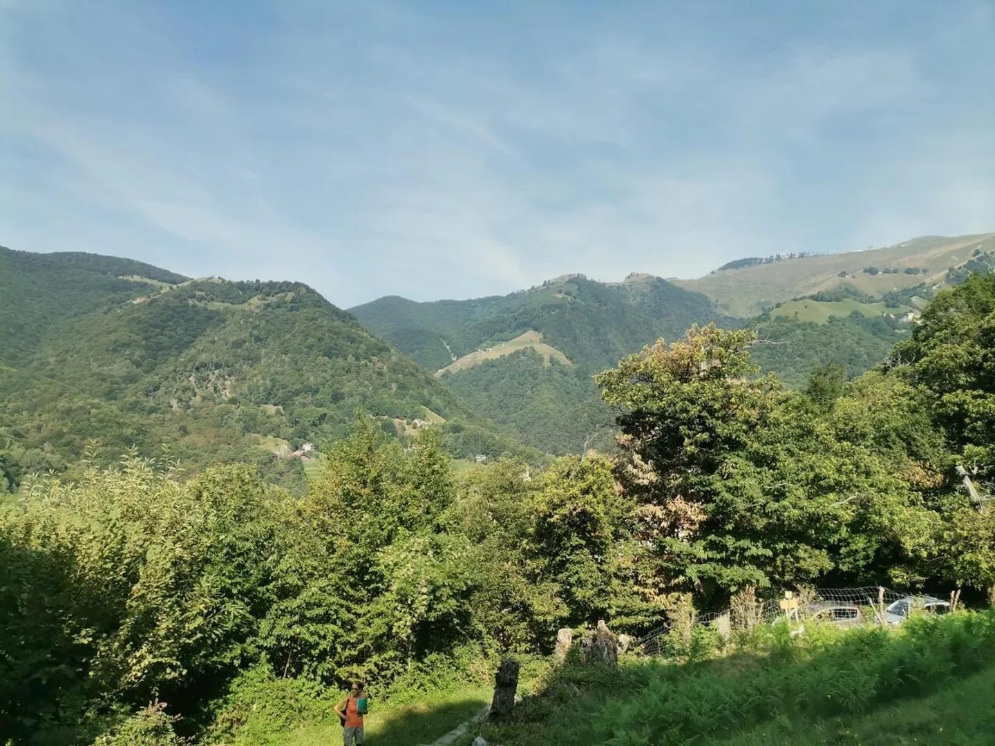 Sonniges Baugrundstück in Muggio - Foto 2 von 8