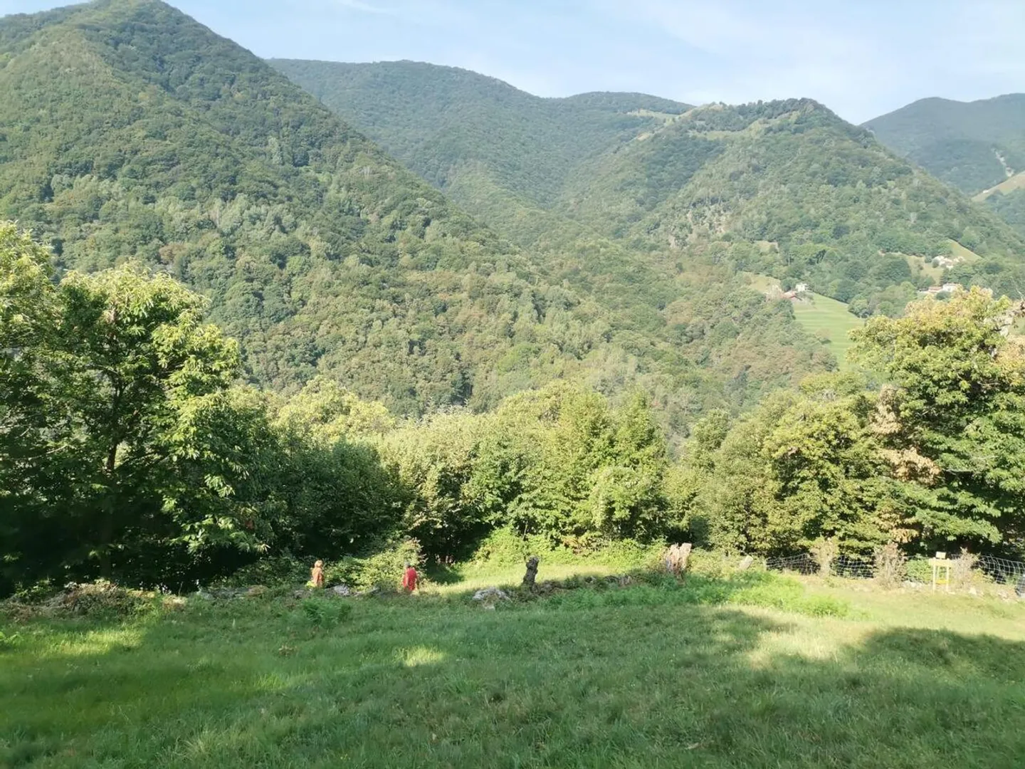 Sonniges Baugrundstück in Muggio - Foto 3 von 8