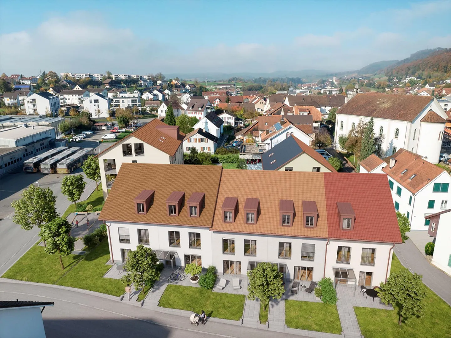 Familienfreundliche 6.5-Zimmer-Reihen-Einfamilienhäuser - Foto 1 von 3