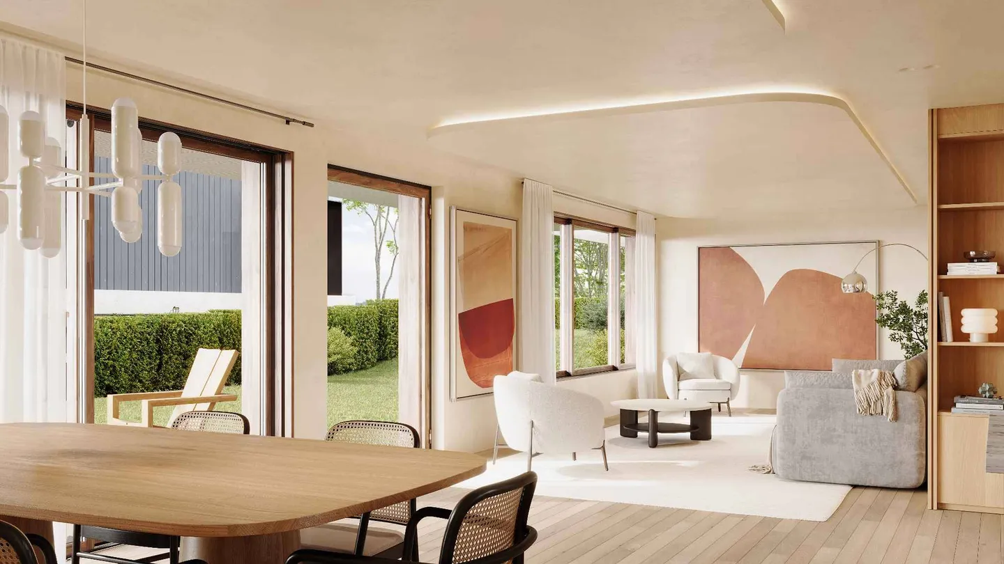 Zeitgenössische Villa mit Alpenblick - Foto 2 von 7