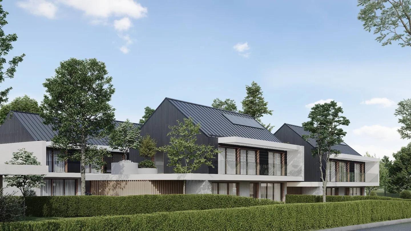 Zeitgenössische Villa mit Alpenblick - Foto 1 von 7