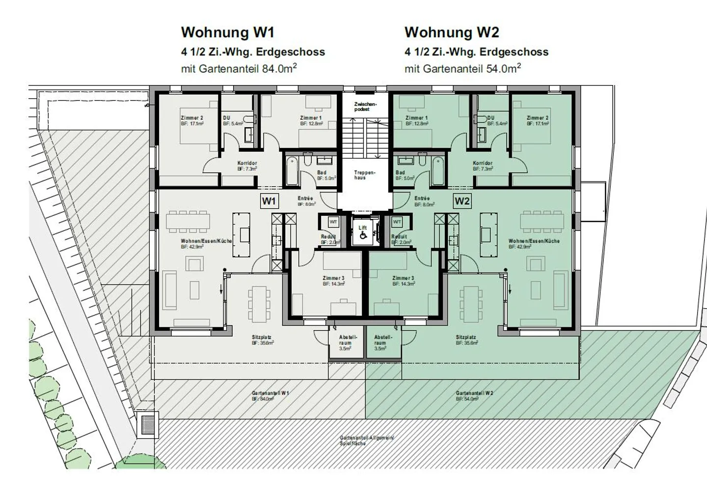 Condominio attraente di 4,5 stanze con giardino a Engelburg - Foto 3 di 5