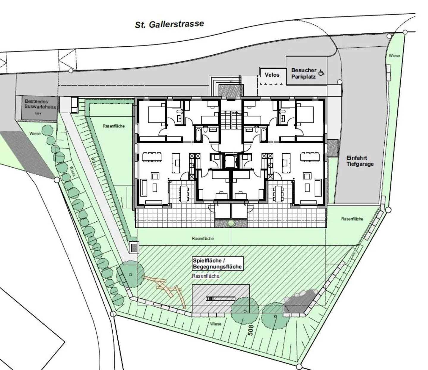 Condominio attraente di 4,5 stanze con giardino a Engelburg - Foto 5 di 5