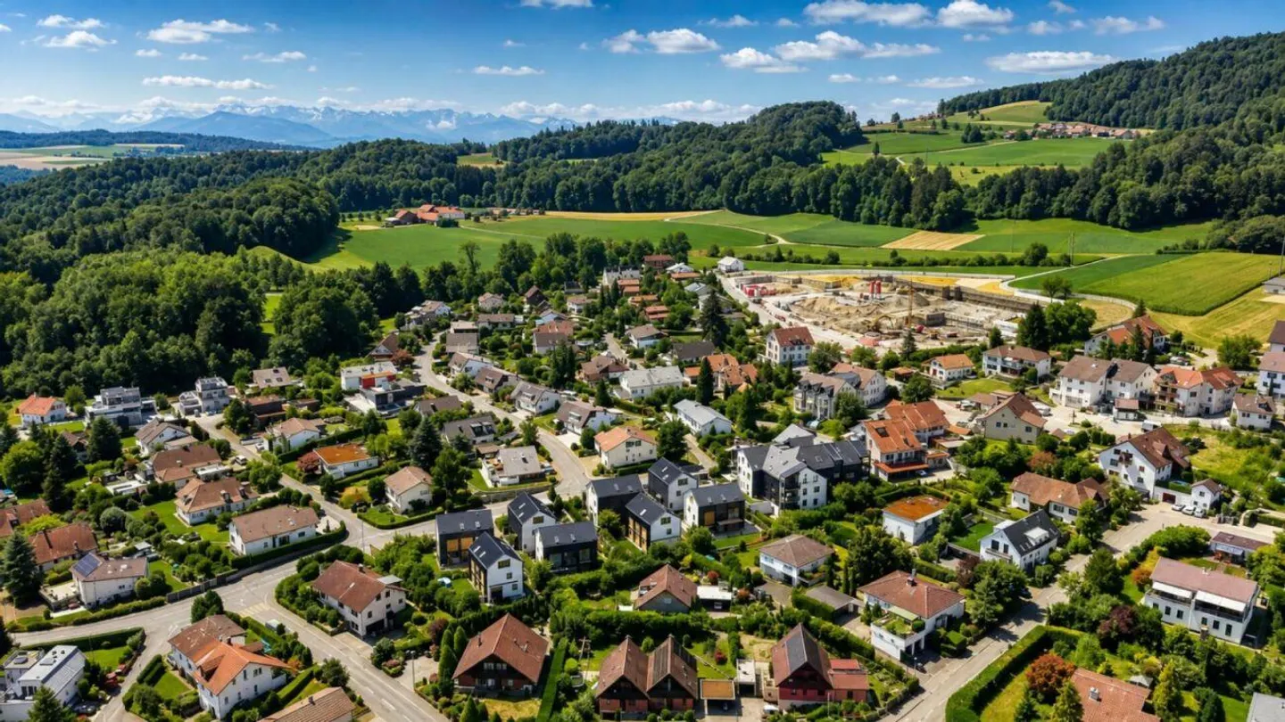 Paradise familial exclusif avec piscine et vue dégagée - maison individuelle spacieuse de 10 pièces à Bergdietikon - Photo 27 sur 27