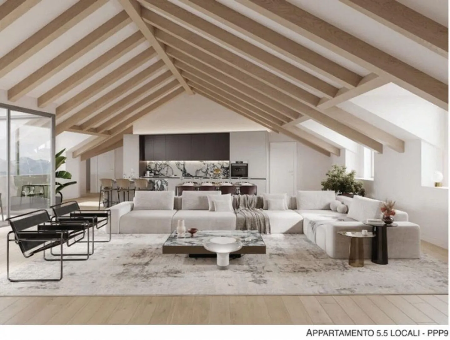 Contrada Residence - 4.5 Zimmer-Attika-Wohnung | Residenza Contrada... - Foto 1 di 6