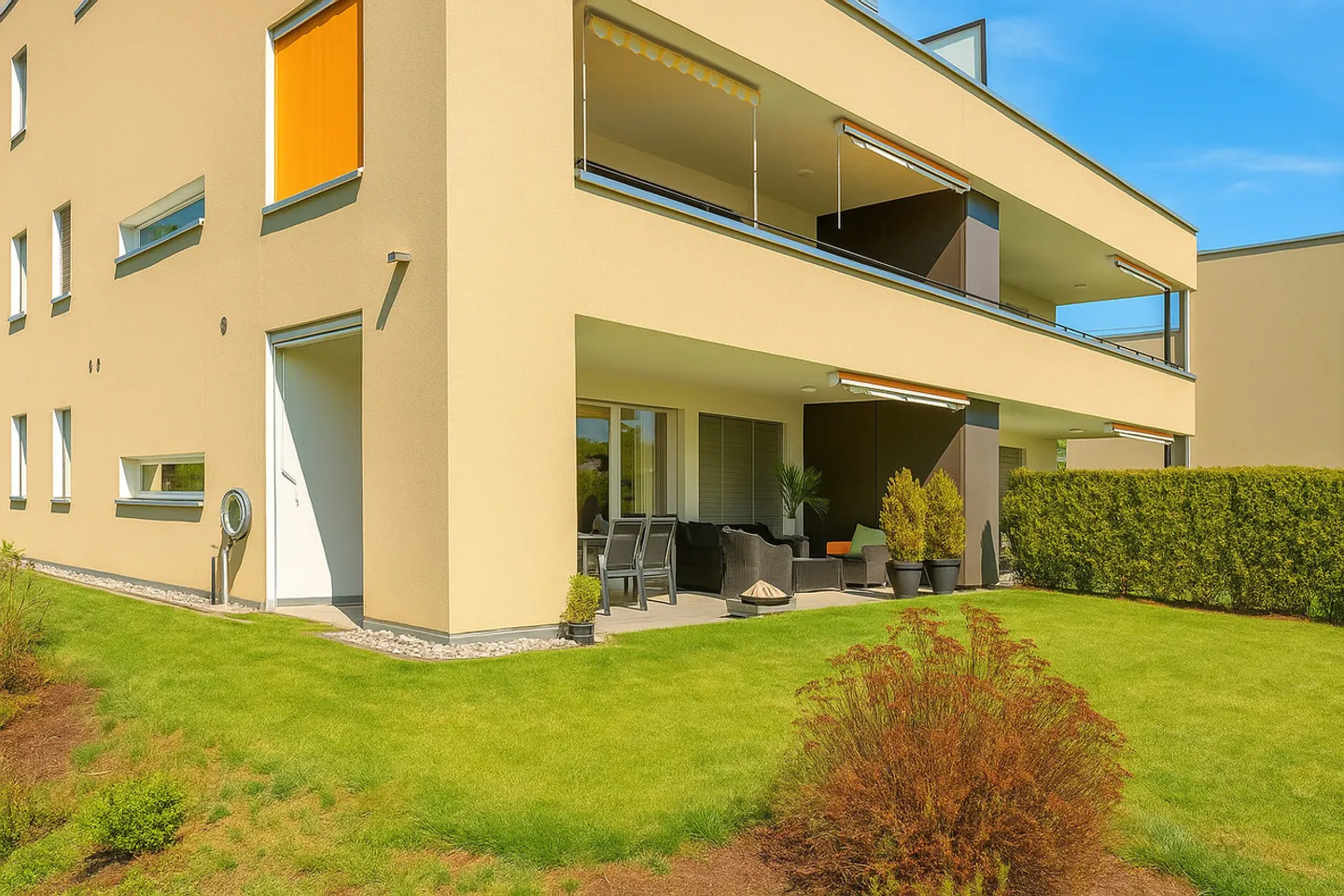 wunderschöne 4.5-Zimmer-Gartenwohnung mit grossem Sitzplatz - Foto 1 von 8