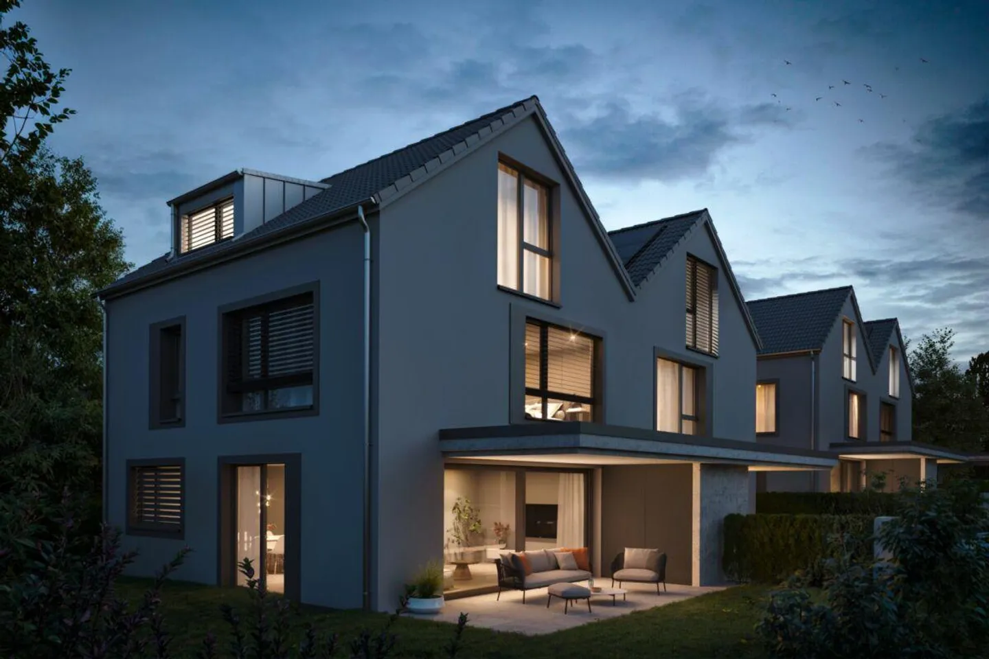 Exclusive and modern living dream - 5.5 Z' DEFH with carport and AAP - in the middle of Muttenz - Photo 1 of 5