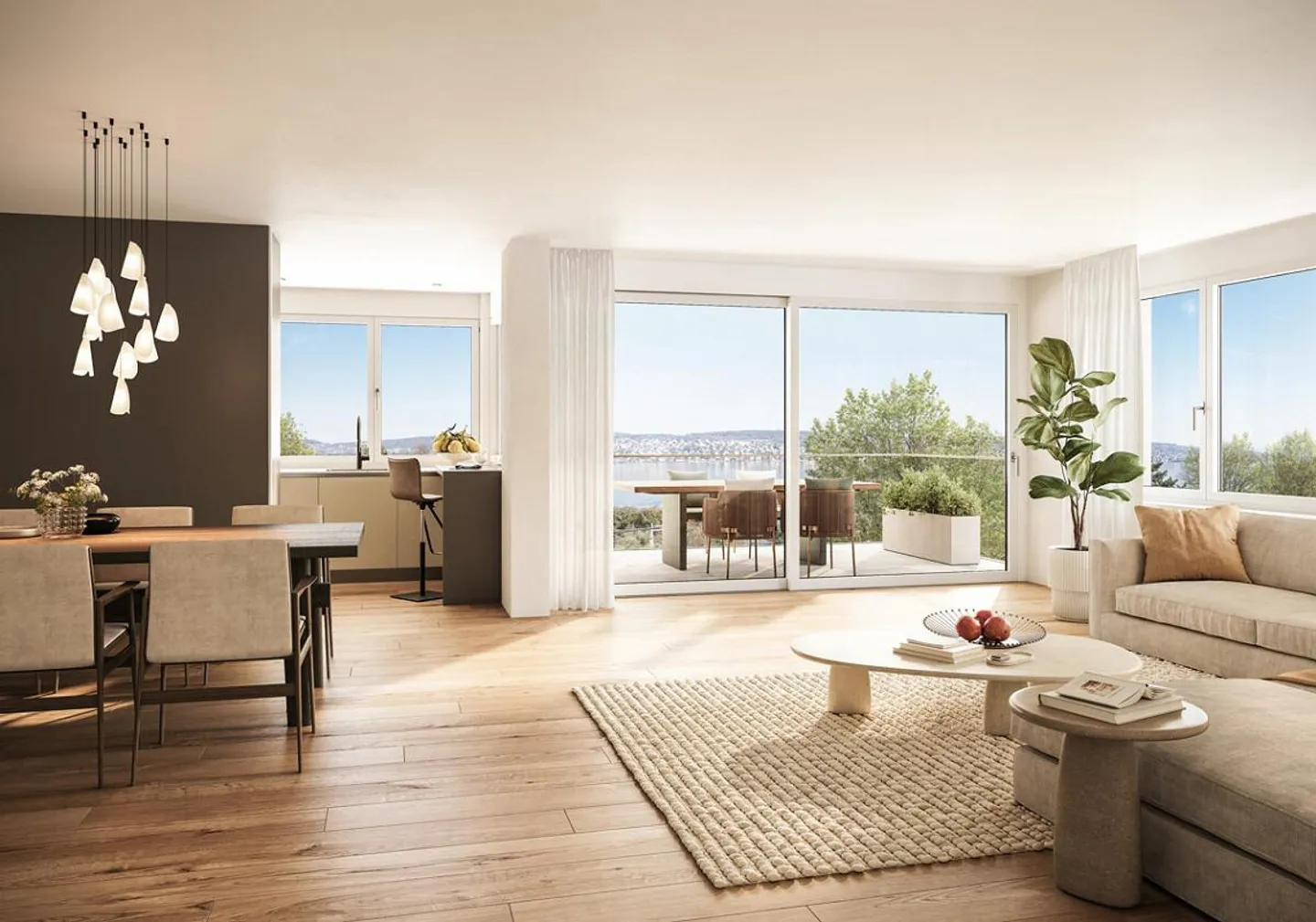 Progetto di nuova costruzione Azuré: Appartamento di alta qualità con 3,5 stanze al lago - Foto 1 di 6