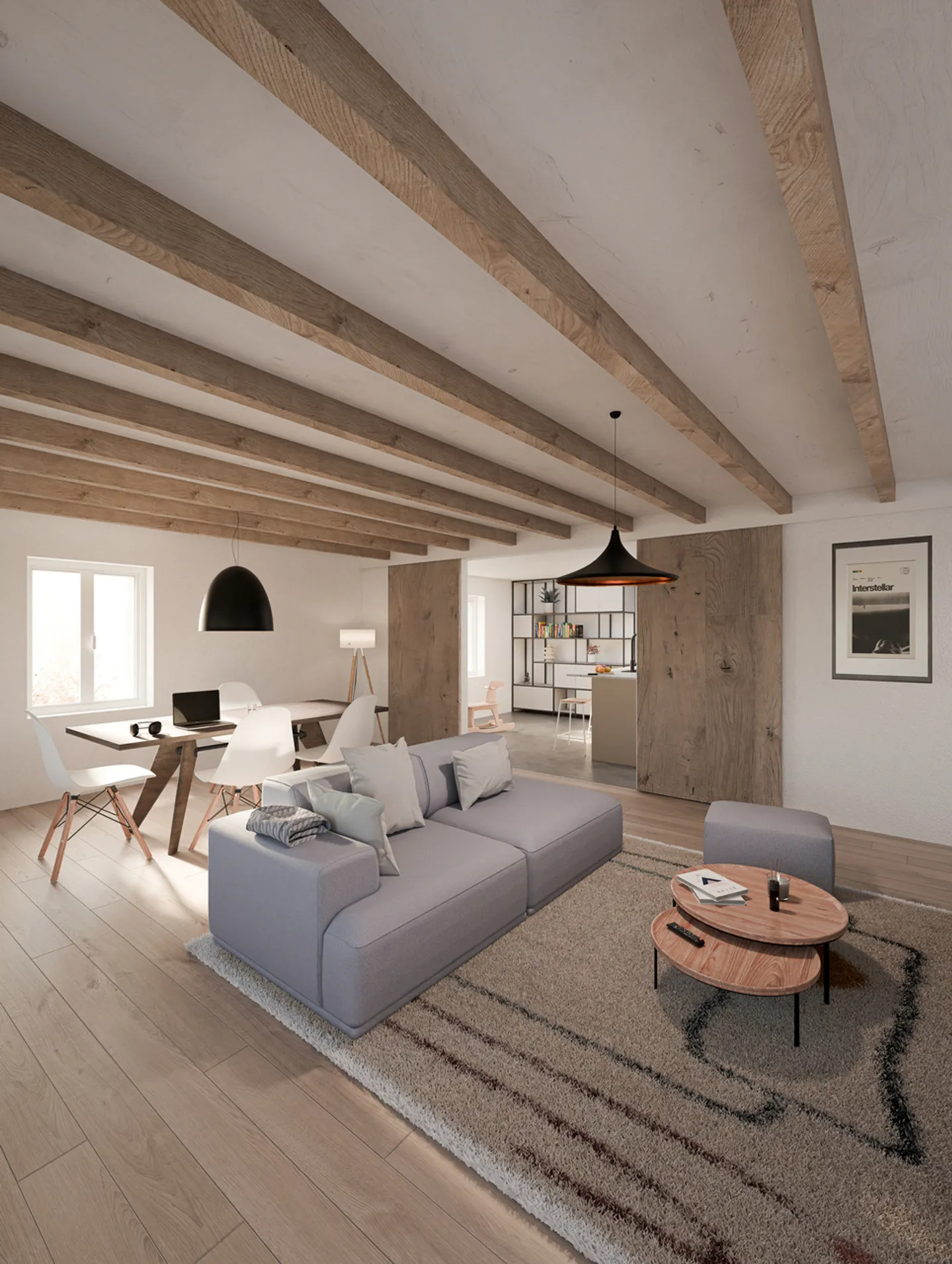 Atypische Wohnung mit großem Balkon im 3. Stock - Foto 1 von 2