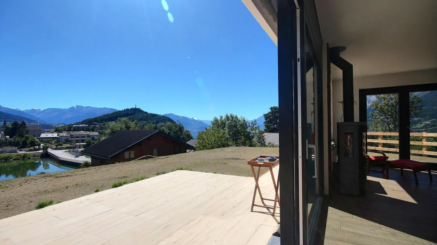 Villa nuova eccezionale a Lens - Vista mozzafiato sul lago del Louché - Foto 9 di 13