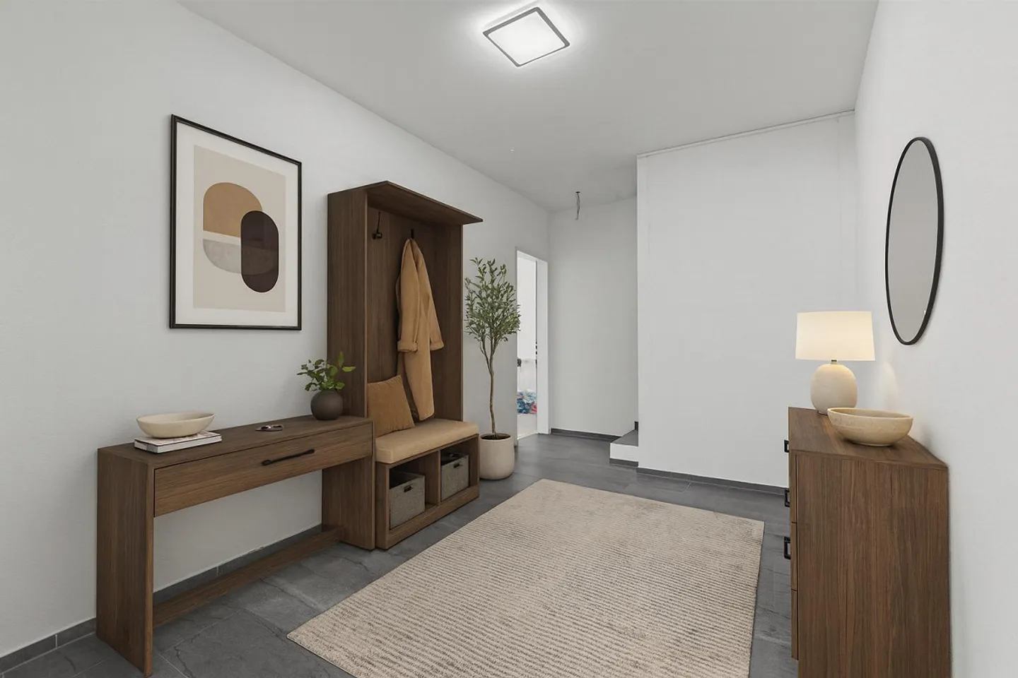 Maison familiale semi-détachée moderne de 5,5 pièces avec vue panoramique - Photo 10 sur 11