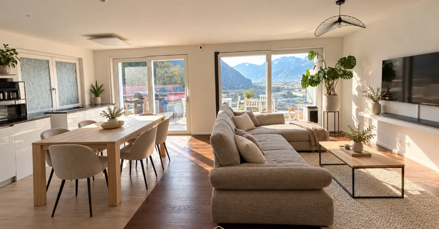 Casa familiare moderna di 5,5 locali a Villeneuve (VD) – Vista mozzafiato e ambiente tranquillo - Foto 8 di 16