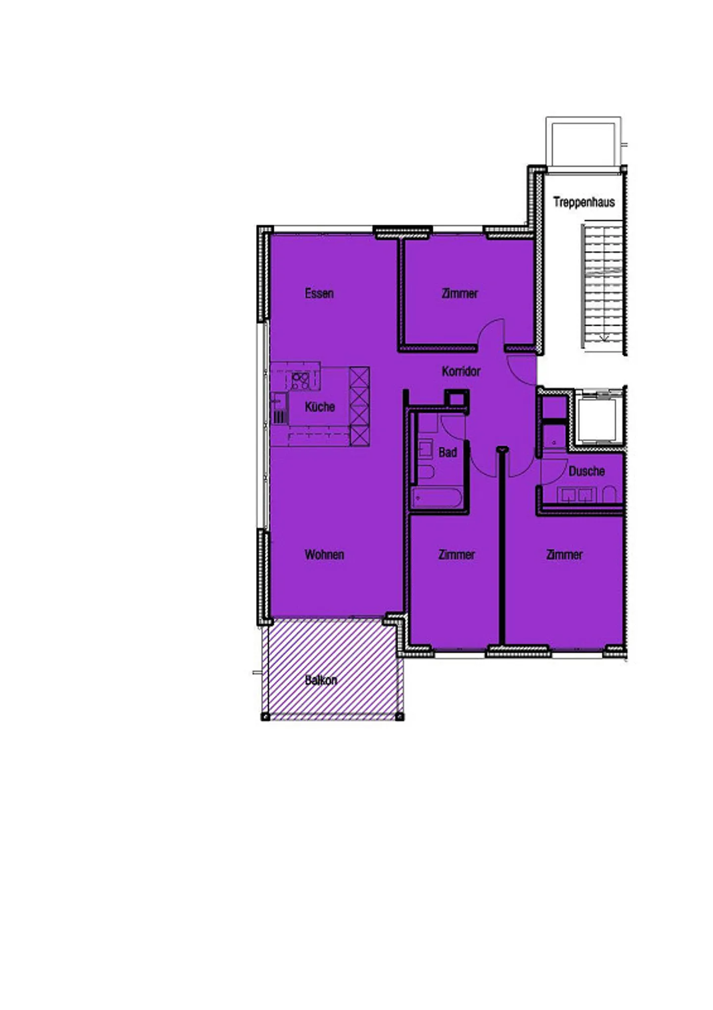 Appartement lumineux de 4,5 pièces avec vue magnifique sur le lac - Photo 7 sur 7