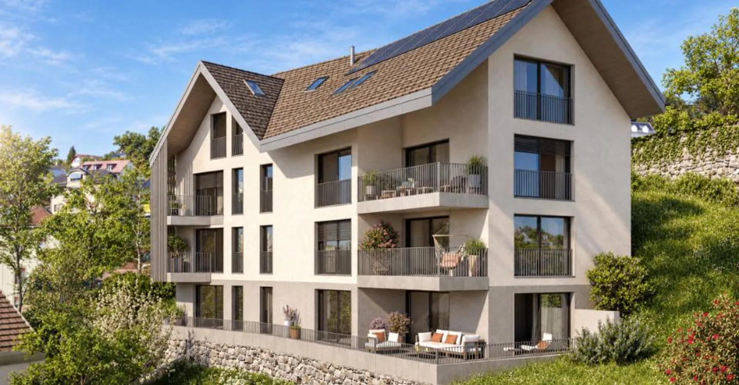 Chexbres – 4,5 pièces neuf avec terrasse et vue sur le Léman - Foto 5 von 5