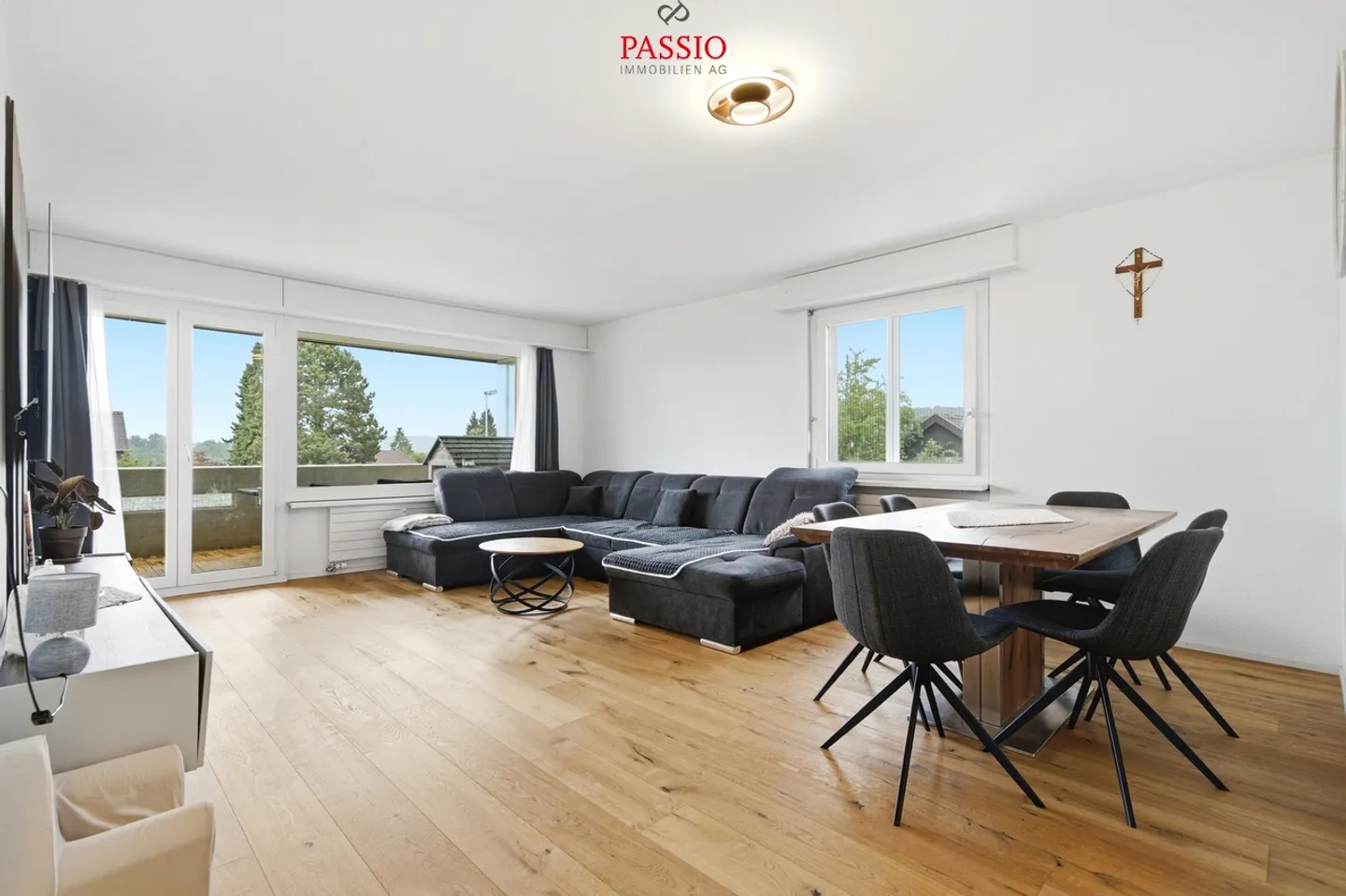 Appartamento 4.5 stanze recentemente ristrutturato con vista sulle Alpi e giardino condiviso - Foto 2 di 18