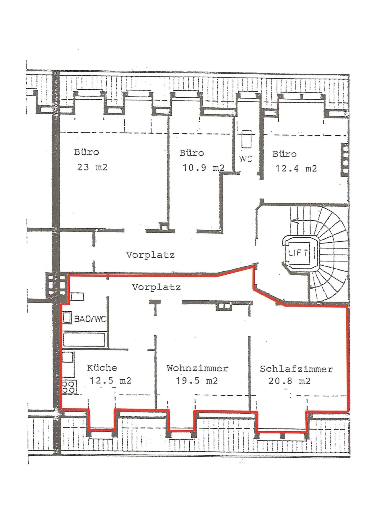 Stilvolle Wohnung in bester Lage - Foto 5 von 5
