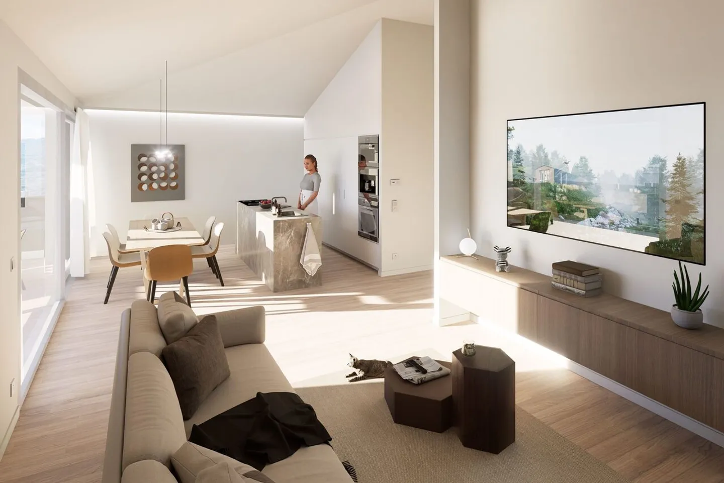 Aubépines22 – 4.5 new rooms in the heart of Sion - Photo 6 of 9