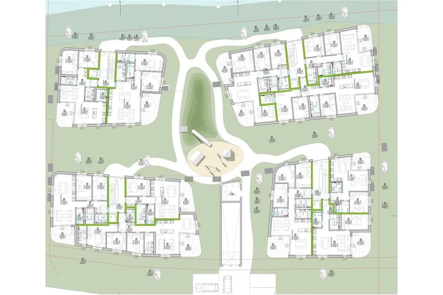 Annuncio del progetto: Vita moderna in un ambiente verde - Foto 1 di 7