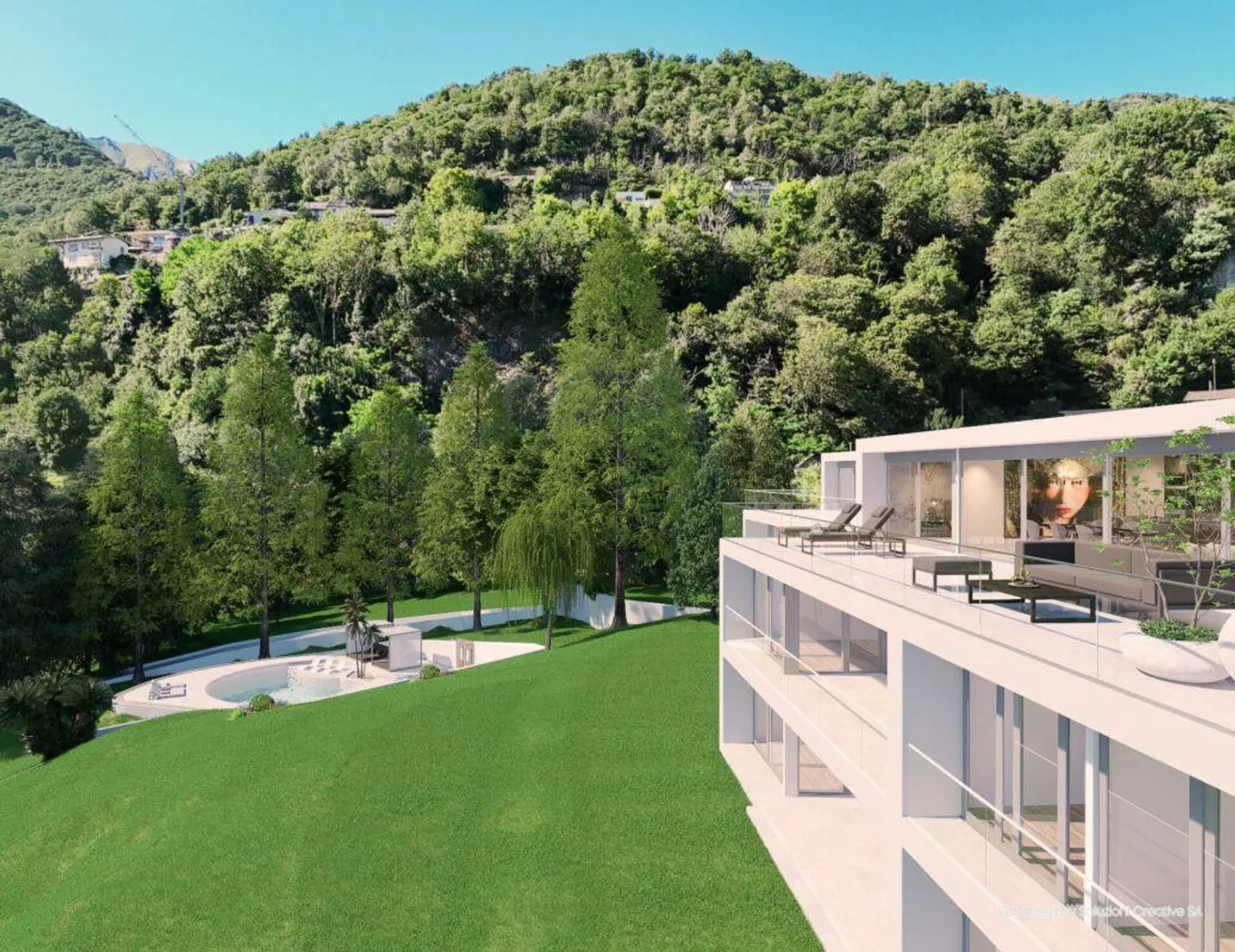 Luxuriöse 4.5-Zimmer-Penthäuser: Modernität und Exzellenz mit unverbaubarem Seeblick - Foto 16 von 22