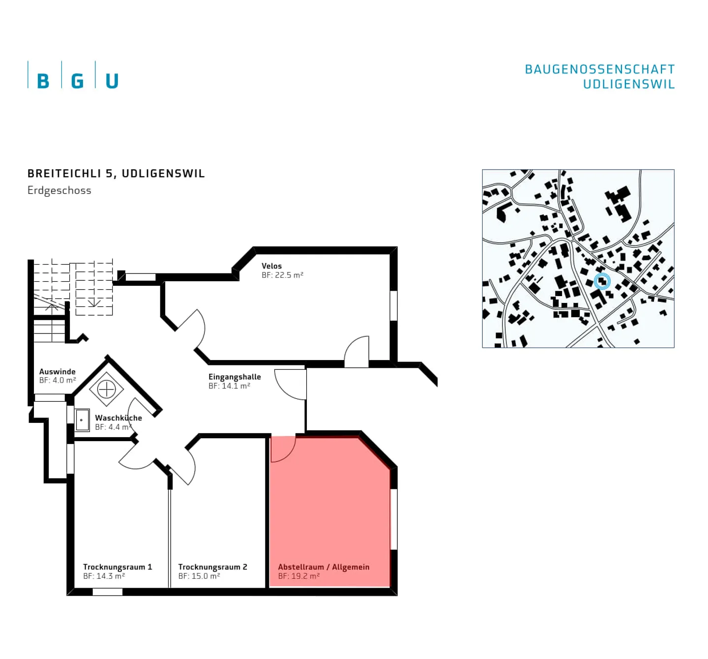 Praktischer Abstellraum in Udligenswil - Foto 3 von 3