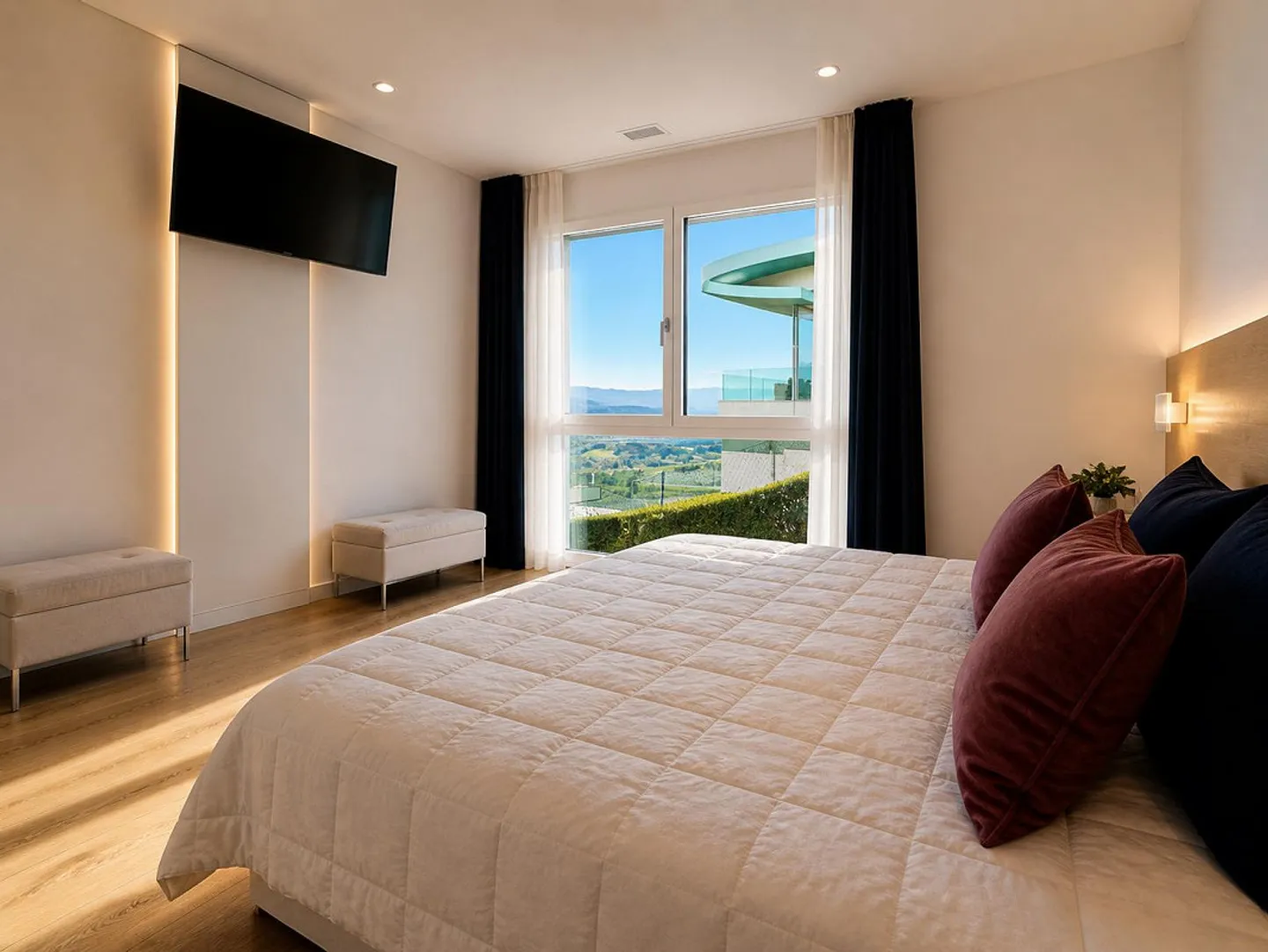 Appartamento in terrazza di 5,5 stanze con vista sulle montagne e sul lago - Foto 4 di 13