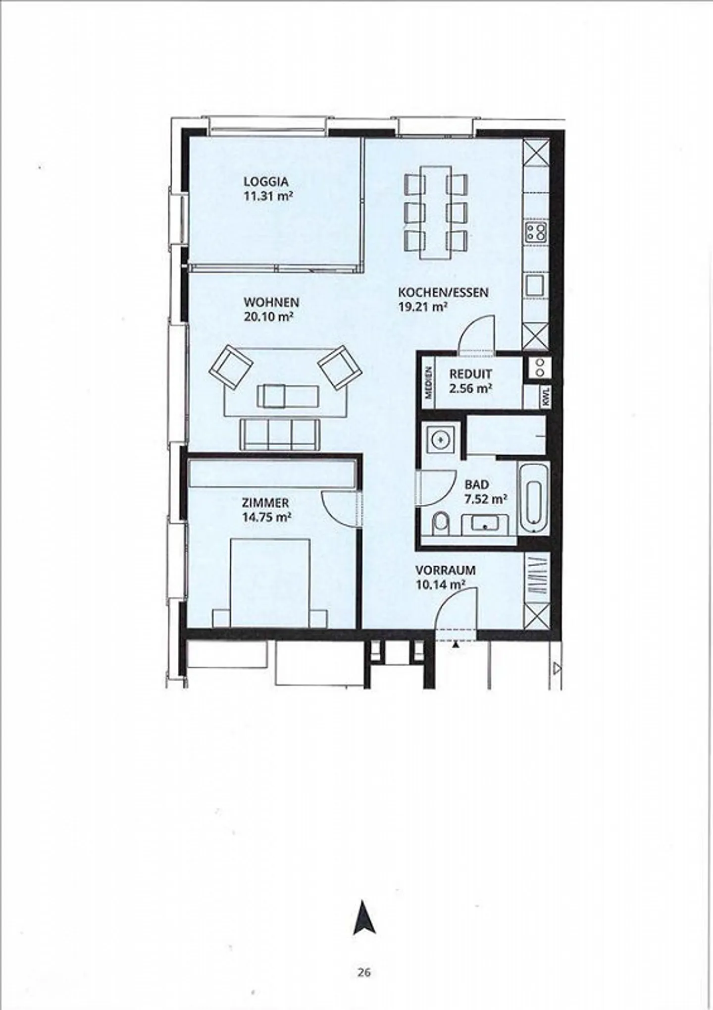 Appartamento moderno con loggia - Foto 6 di 6