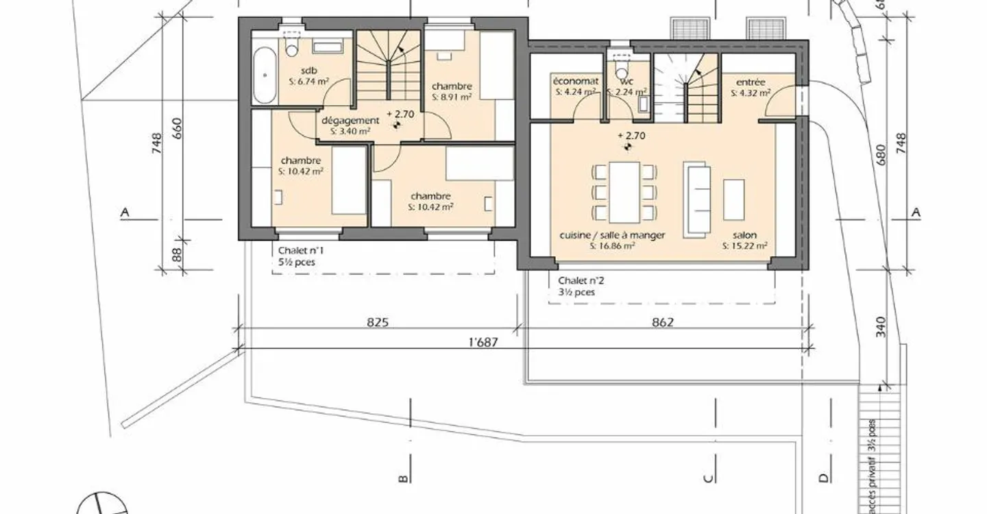 Residential chalet 4.5/5.5 rooms in Crans-Montana - Photo 9 of 13