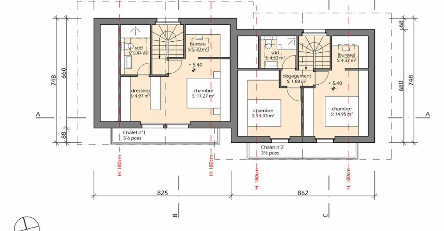 Residential chalet 4.5/5.5 rooms in Crans-Montana - Photo 11 of 13
