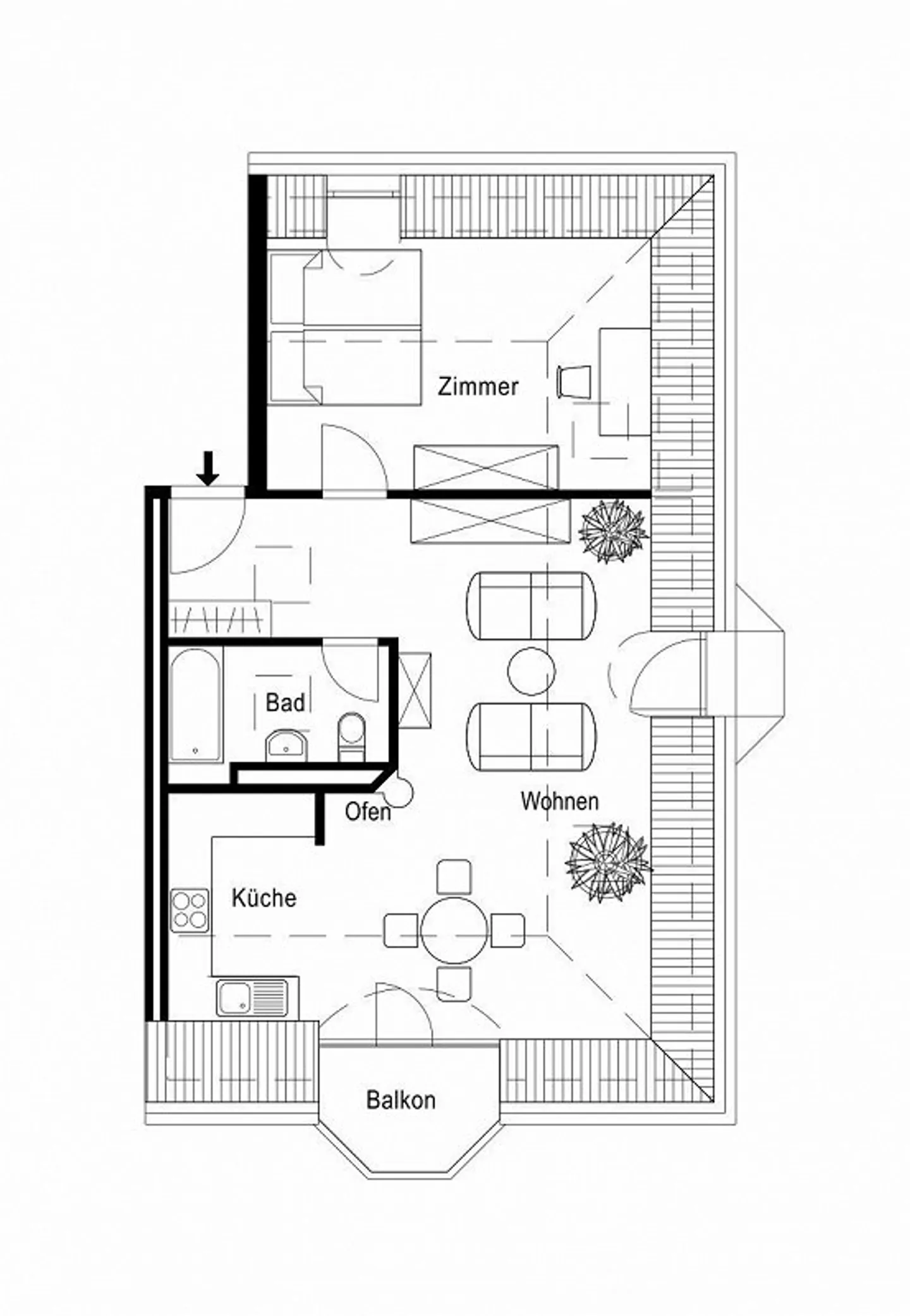 Appartement parfait en ville dans un emplacement calme - Louez sans dépôt ! - Photo 8 sur 8