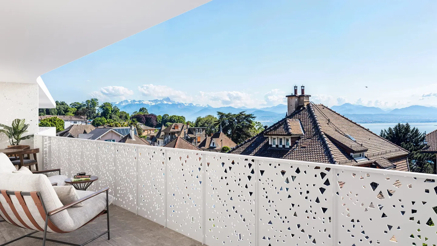 Appartement spacieux avec terrasse - Photo 2 sur 2