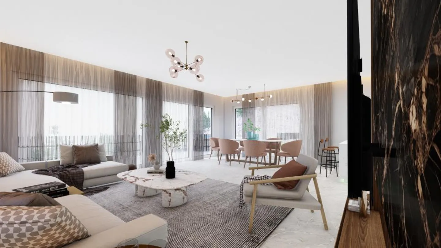 BAUSTELLE IM GANGE ! NOCH ZWEI VILLAS ZU ERWERBEN IM HERZEN EINER GRÜNEN OASE ! - Foto 4 von 6