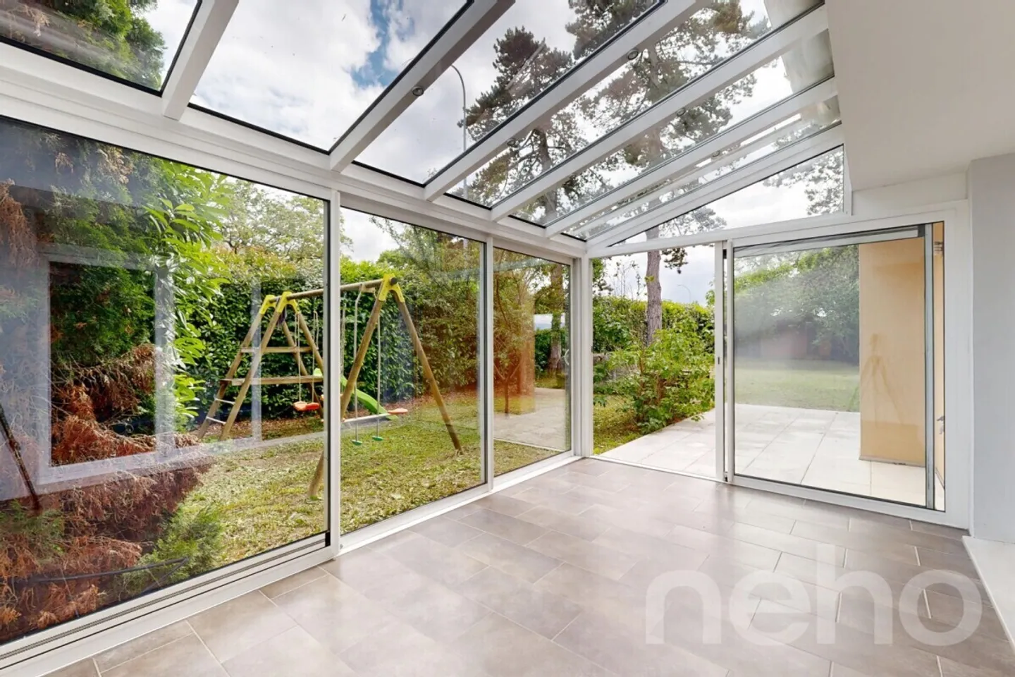 Casa a schiera angolare con ampio giardino a Vessy - Foto 11 di 12