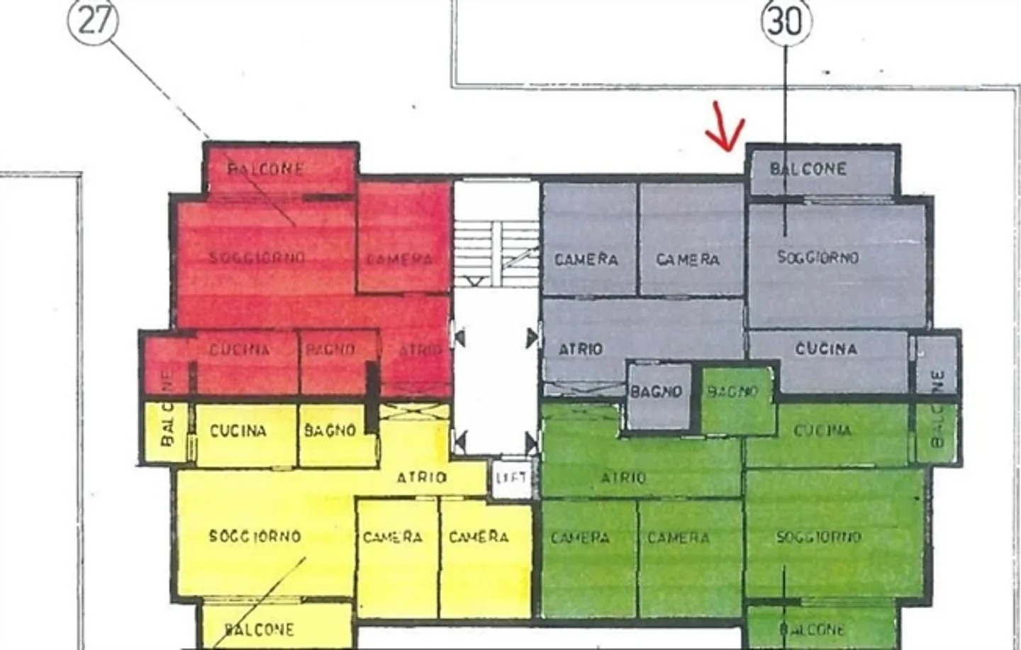 «Appartamento 3.5 locali a Losone con posteggio esterno / 3.5 Zimmer-Wohnung in Losone mit Aussenparkplatz» - Foto 16 di 17