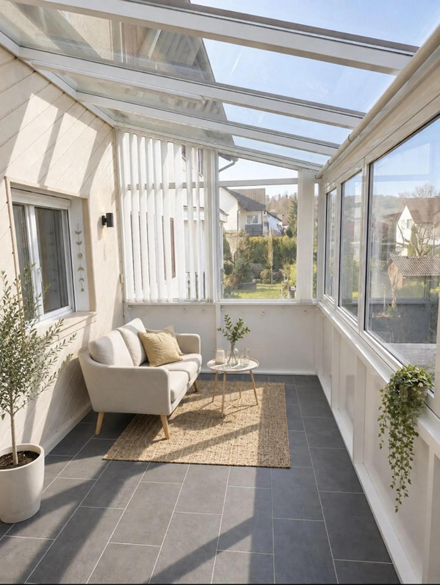 Maison individuelle rénovée de 4,5 pièces avec véranda et pompe à chaleur - Photo 3 sur 17