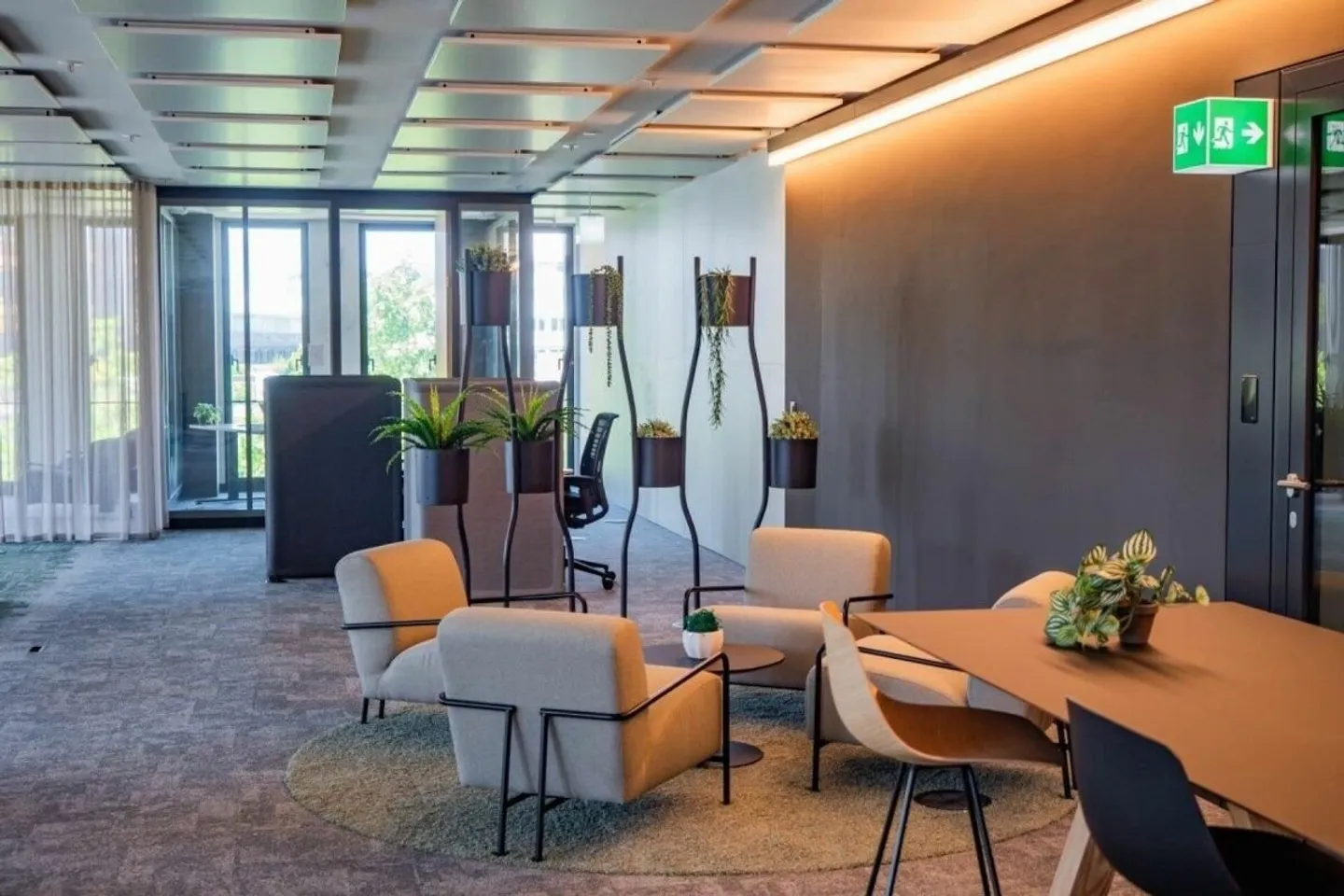 Vollausgebaute Büroflächen in den Quadro Towers - Foto 5 von 10