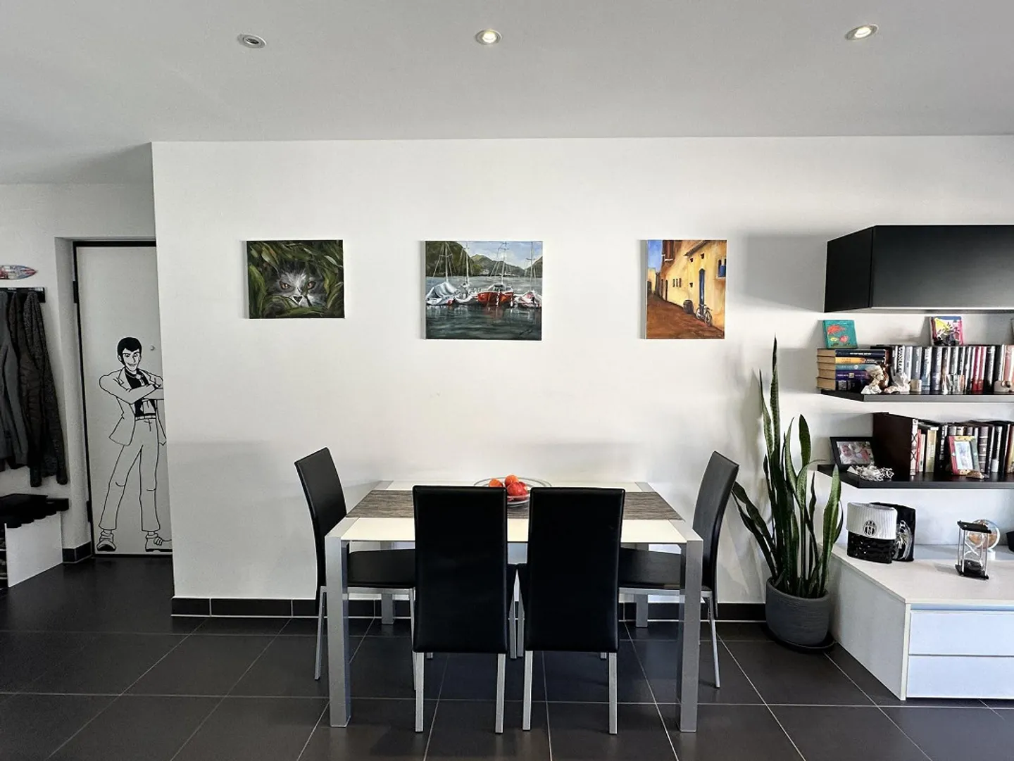 KURATIERT UND MODERN 3.5 IN EINER VILLA LUGANESE MIT GROSSER TERRASSE - Foto 6 von 13