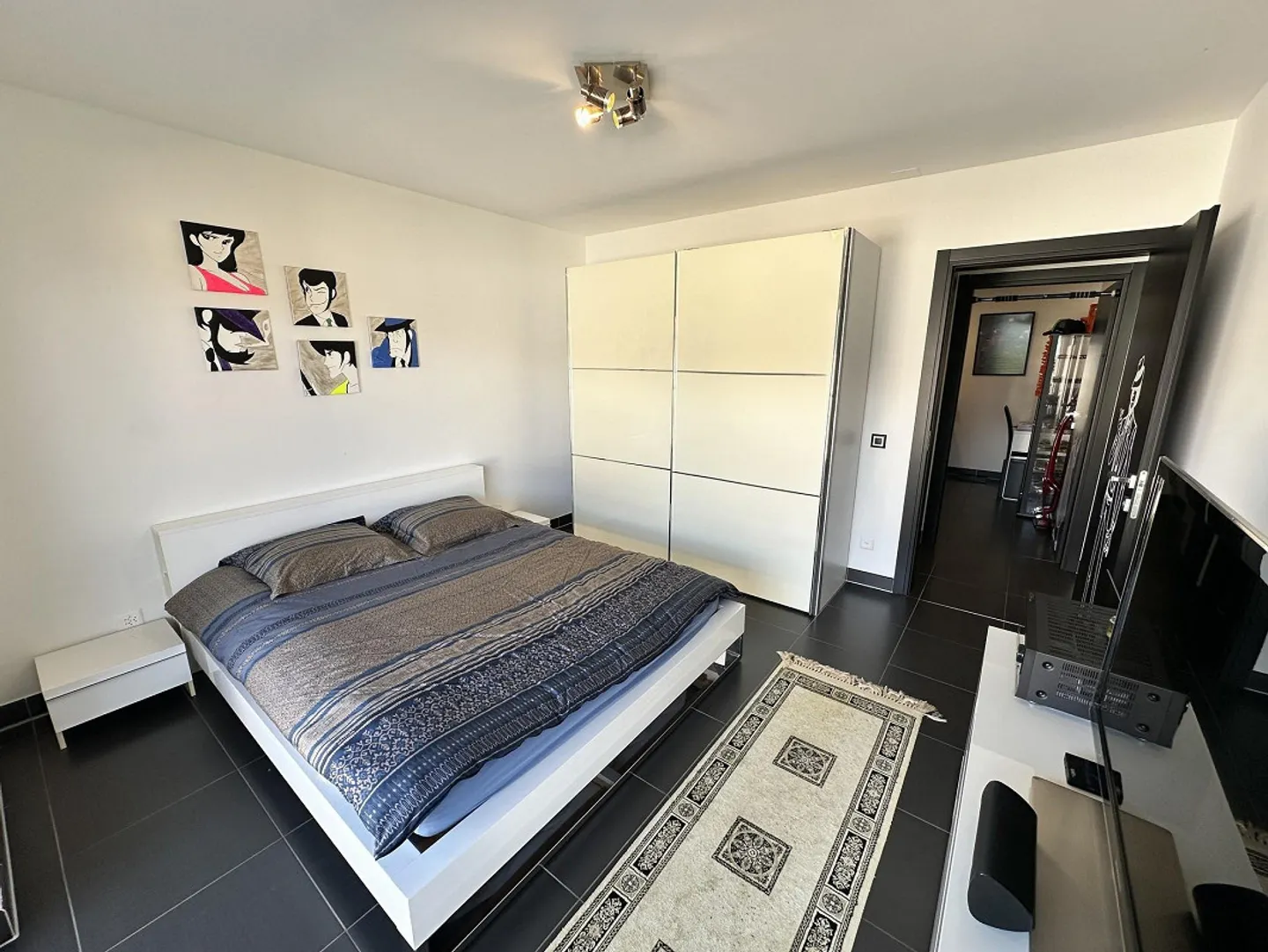 KURATIERT UND MODERN 3.5 IN EINER VILLA LUGANESE MIT GROSSER TERRASSE - Foto 9 von 13