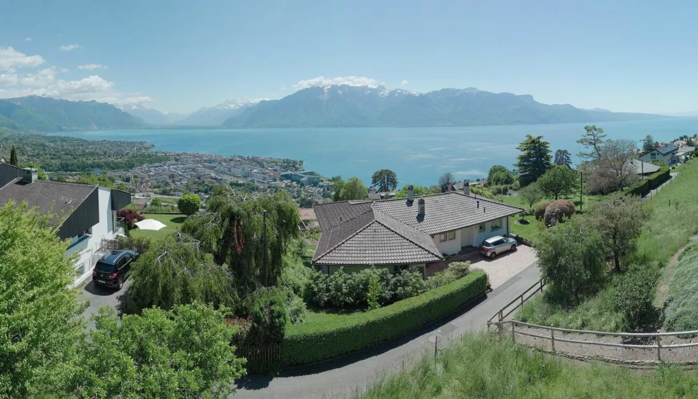 Chardonne - Wunderschöne neue 5,5-Zimmer-Wohnung mit atemberaubendem Blick auf - Foto 3 von 6